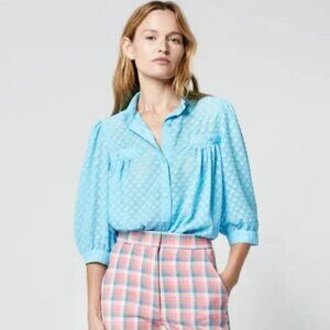 Smythe - Topaz Shirred Pocket Blouse